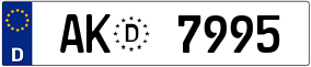 Truck License Plate